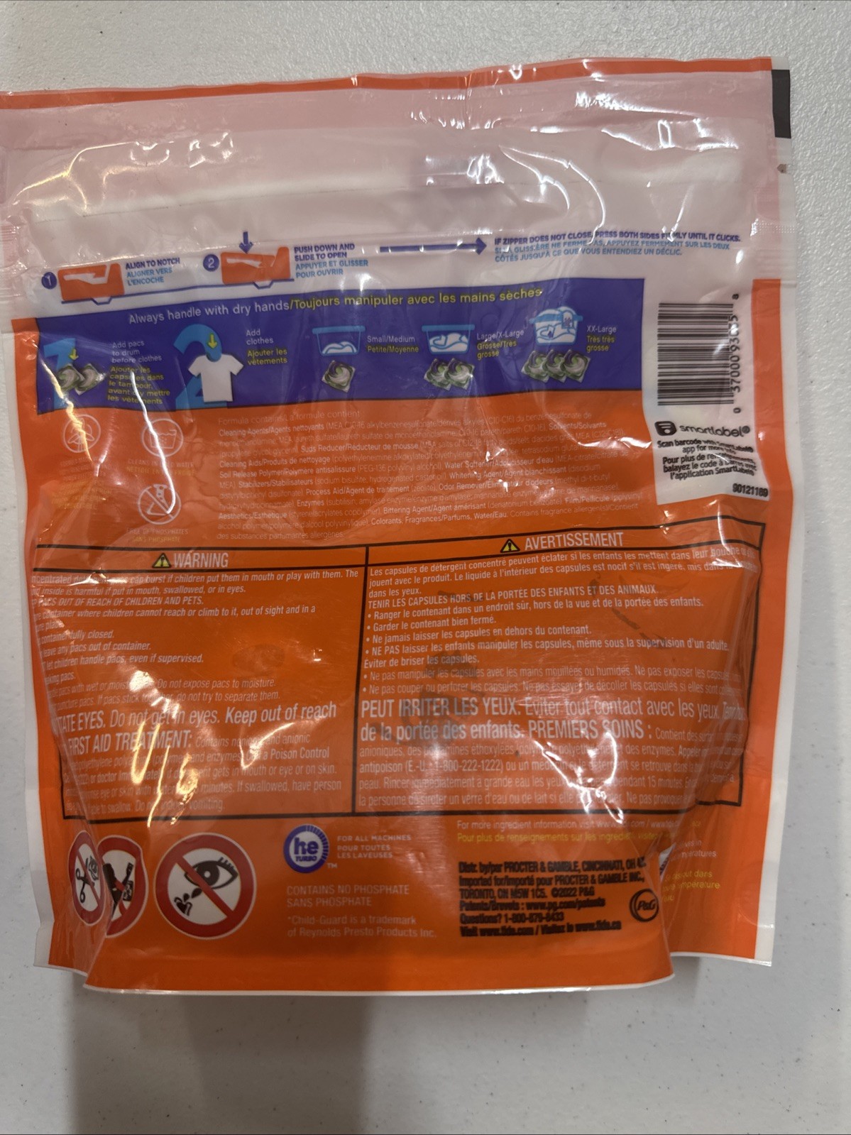 2 Pack- PODS Liquid Laundry Detergent Pacs, Original Scent, 16 Count (36 Total)