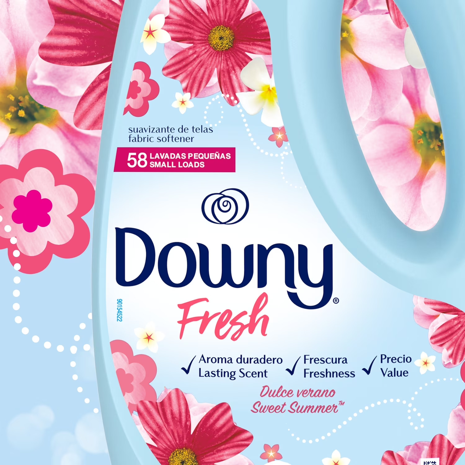 Downy Fresh Fabric Softener Sweet Summer 125 fl oz 145 Loads- Free Shipping