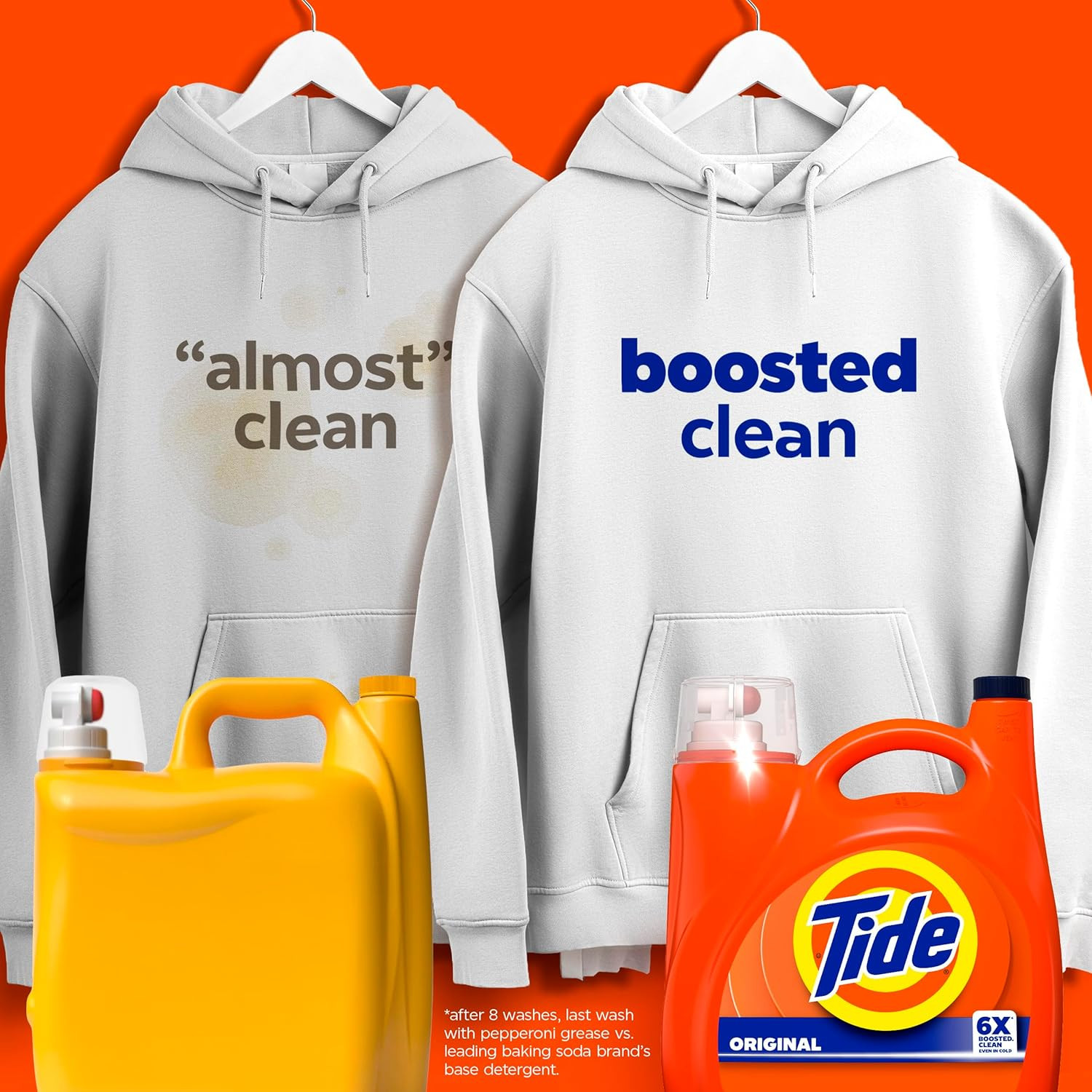 Tide Liquid Laundry Detergent, Original Scent, 126 Loads, 158 Fl Oz, Boosted Cle