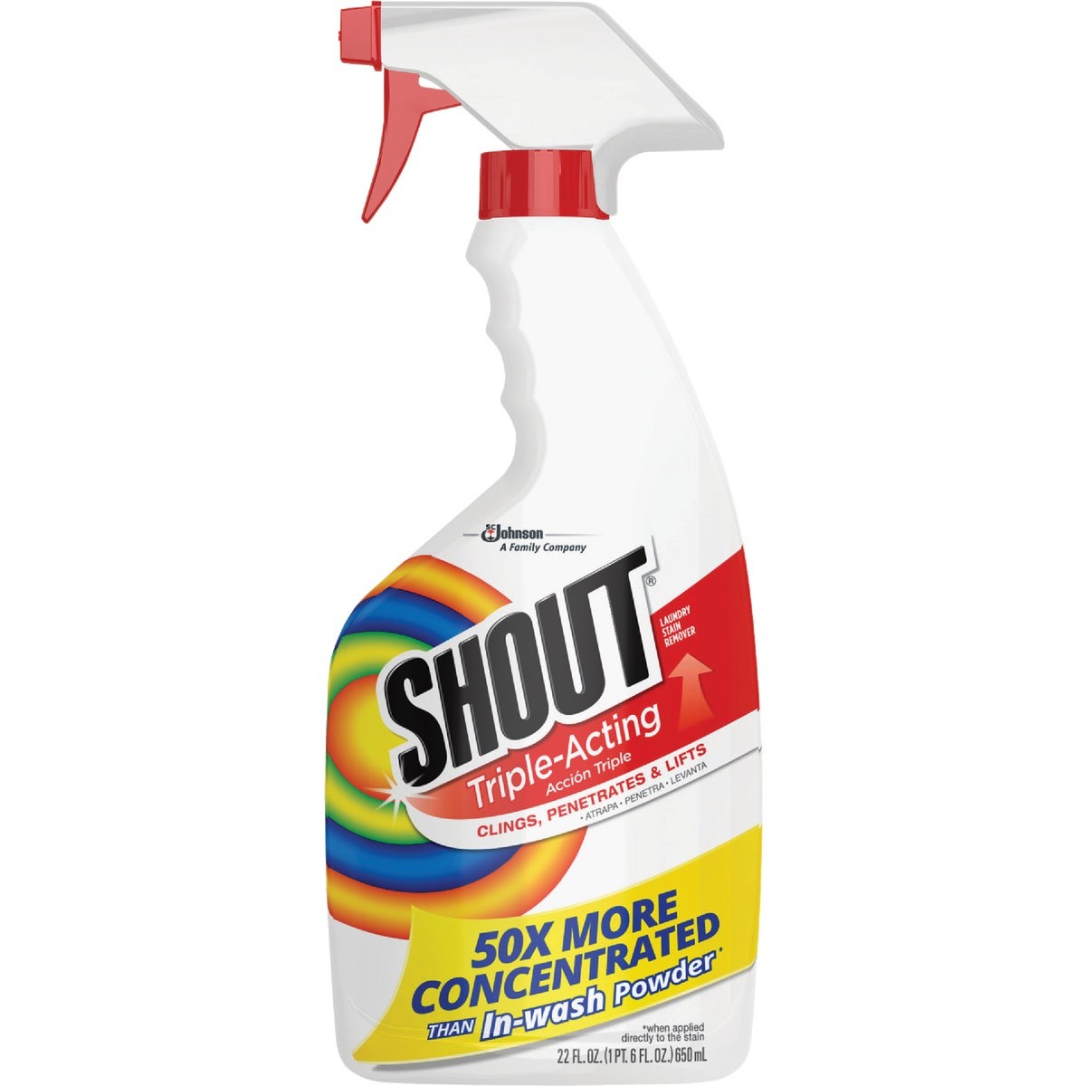 Shout 22 Oz. Triple-Acting Stain Remover 02251 Shout 02251 046500022517