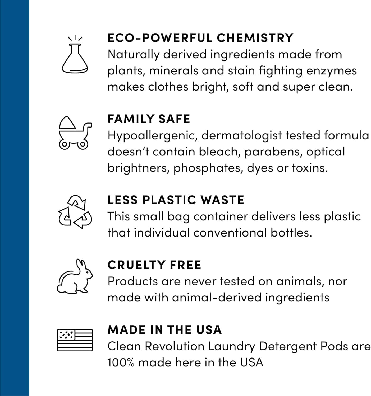 , All Natural, Enzyme Powered Laundry Detergent Pods, Fragrance Free, 100 Pods,