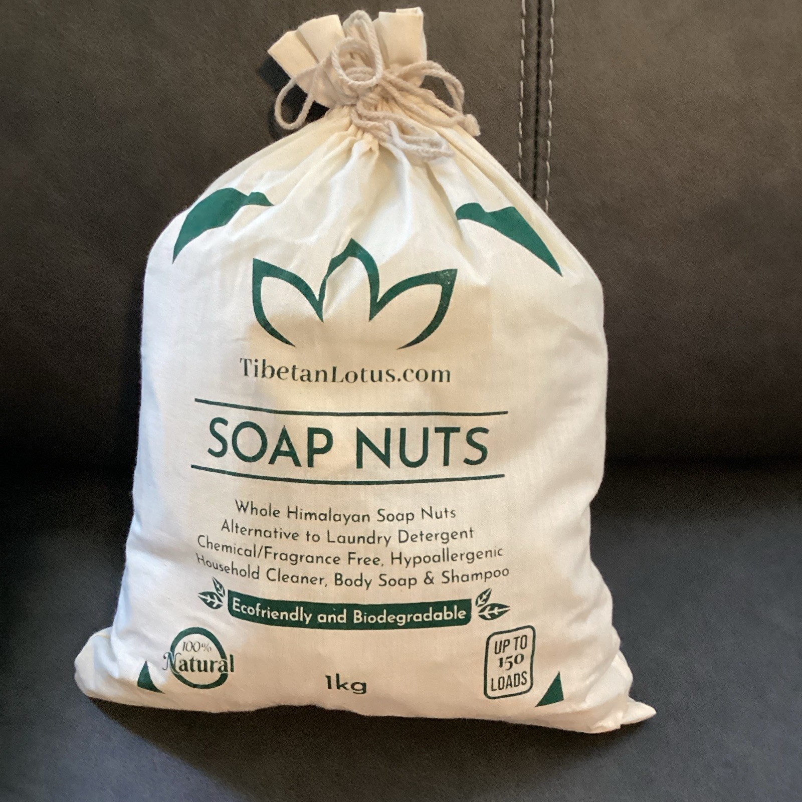Tibetan Lotus Whole Himalayan Soap Nuts 1kg Up to 150 Loads Scent Free