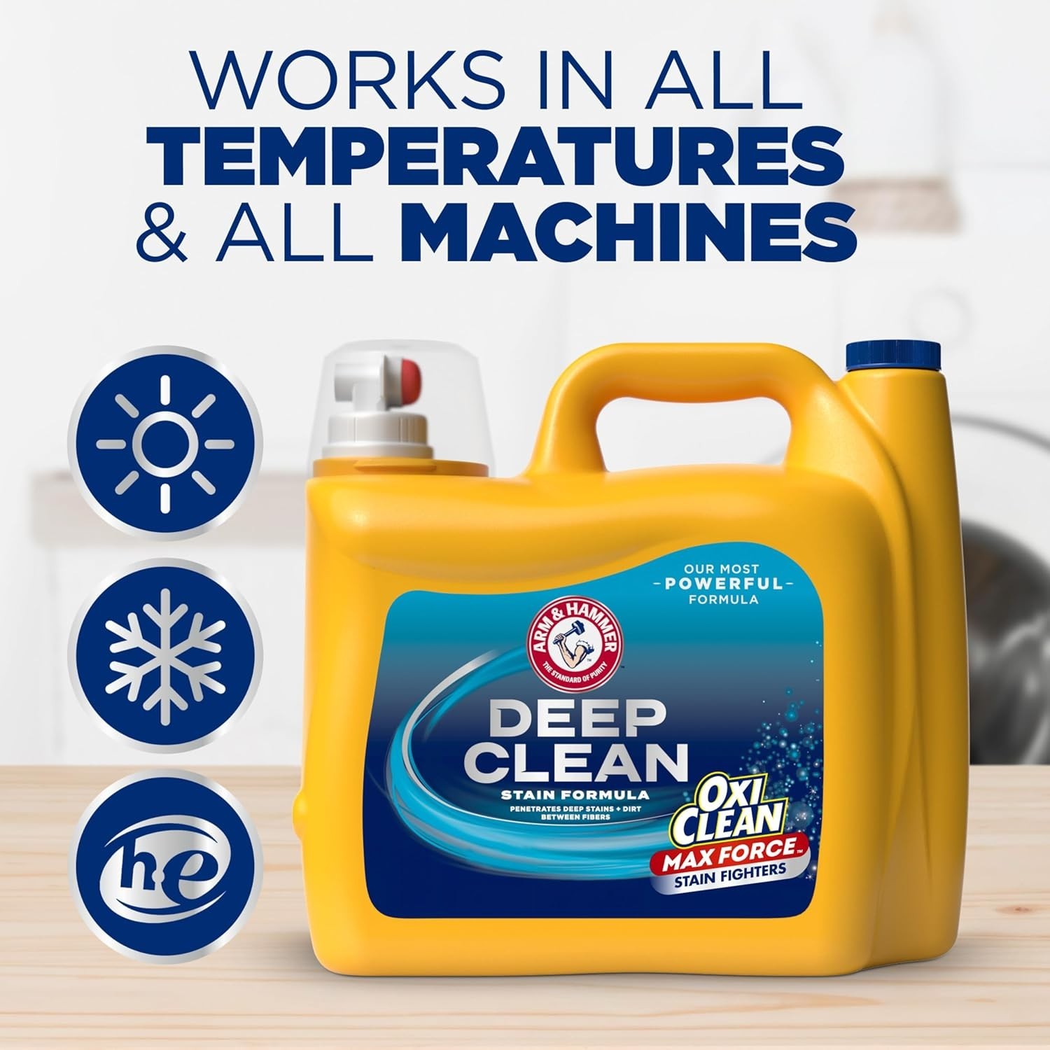 Plus OxiClean Max Force 150 Fl Oz Deep Clean Laundry Detergent, Sparkling Fresh
