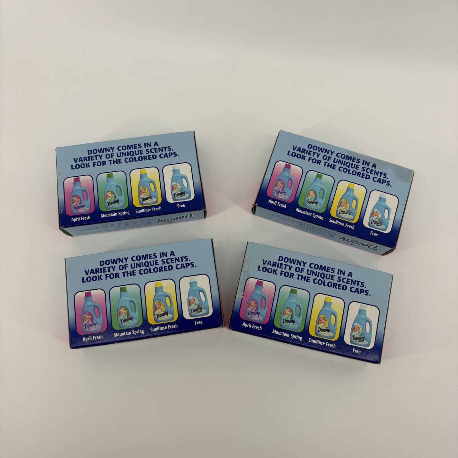 4x Packs Ultra Downy Fabric Softener Packets Sample Vintage 1995 P&G April Fresh