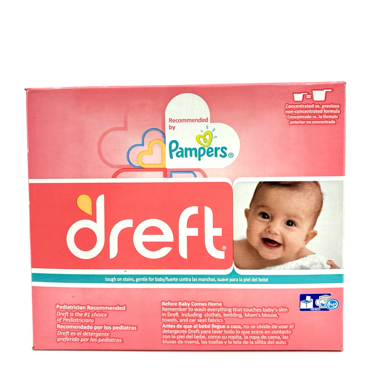 DREFT Laundry Detergent POWDER Baby 67oz /40 Loads New/Sealed