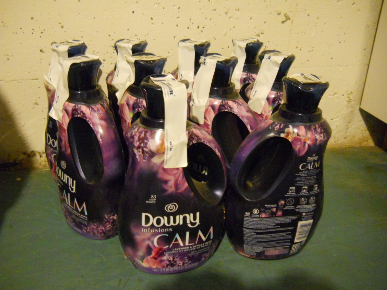 Downy Infusions Calm Lavender Vanilla Bean Fabric Conditioner 56 fl.oz TWO JUGS