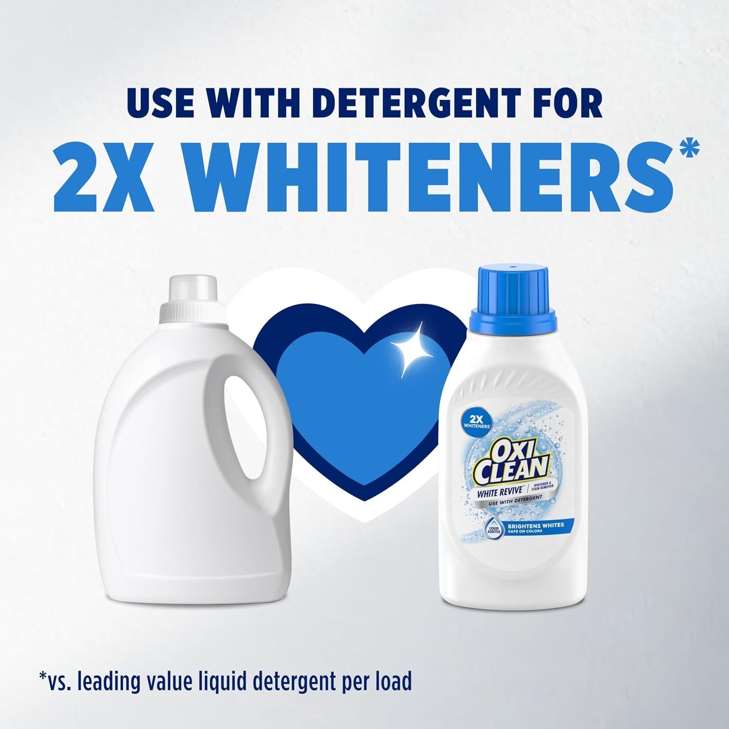 High Efficiency 45 fl oz White Revive Whitener & Stain Fighter for Laundry