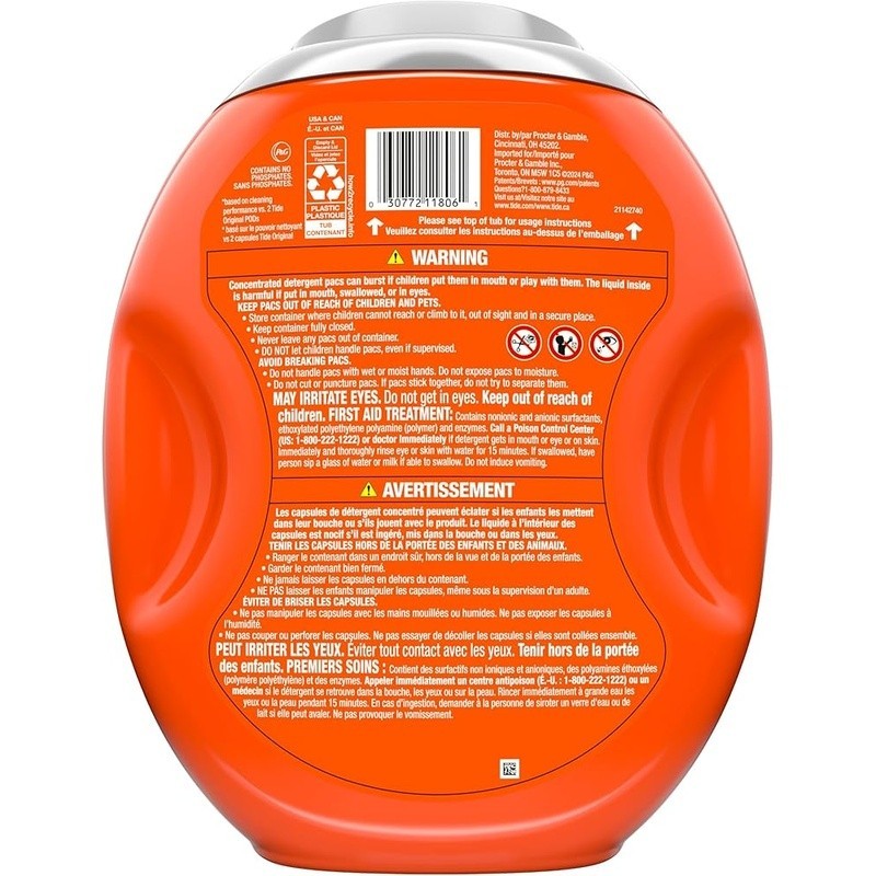 Power Pods Laundry Detergent Pacs Stain Remover Fabric Softener Fresh Clean New