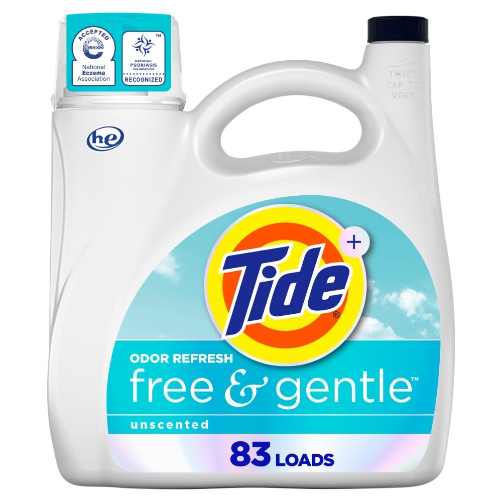Free & Gentle Unscented HE Deep Cleaning Liquid Laundry Detergent