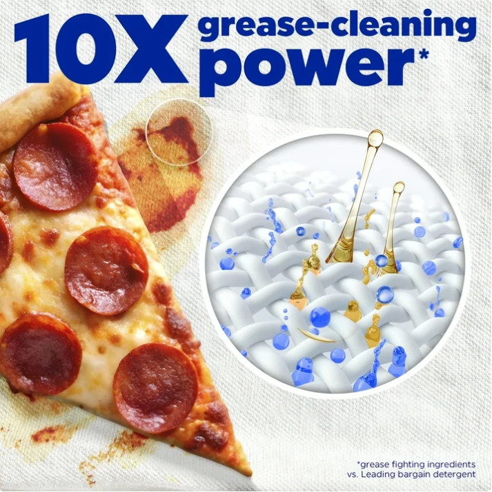 2 Pack Laundry Detergent w 6X Boosted Cleaning Power, Spring Meadow,125 fl oz Pk