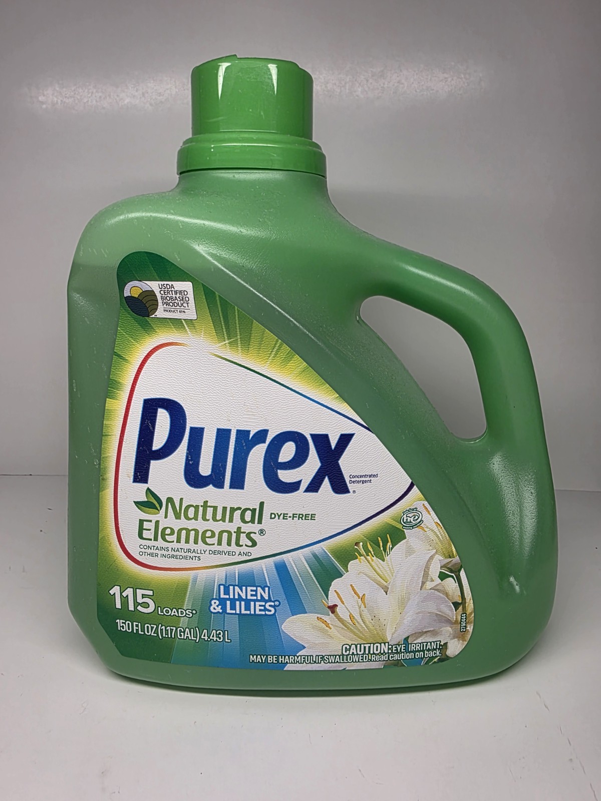Purex Liquid Laundry Detergent, Natural Elements Linen & Lilies, 115 Loads
