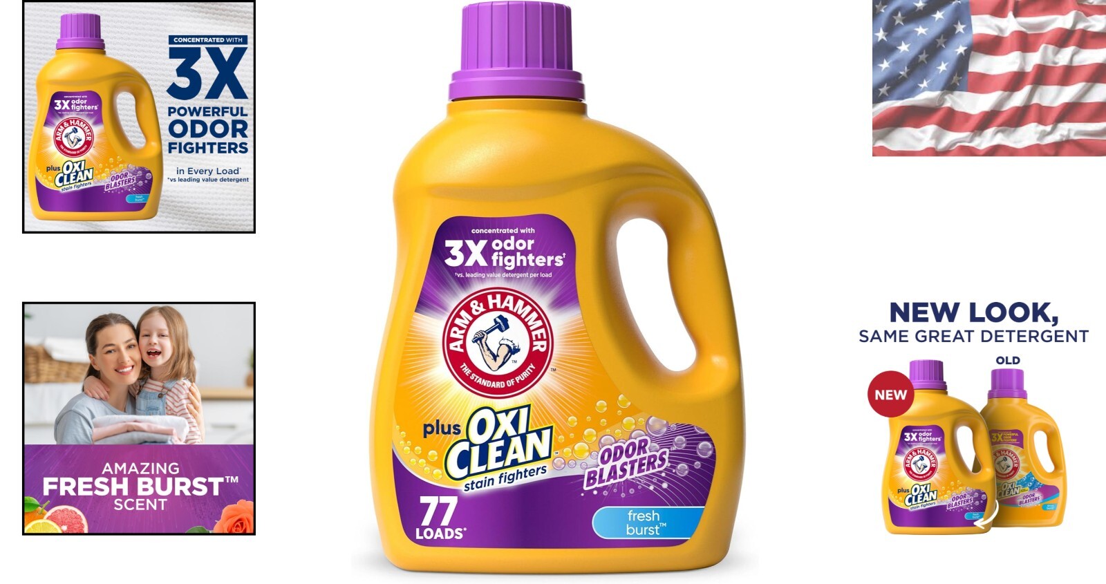 Concentrated Plus OxiClean Liquid Detergent – 100.5 Oz, Deep Clean & Freshness