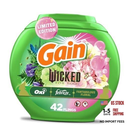 Limited Edition Laundry Detergent Pacs – Wiked: For Good – 42 Count