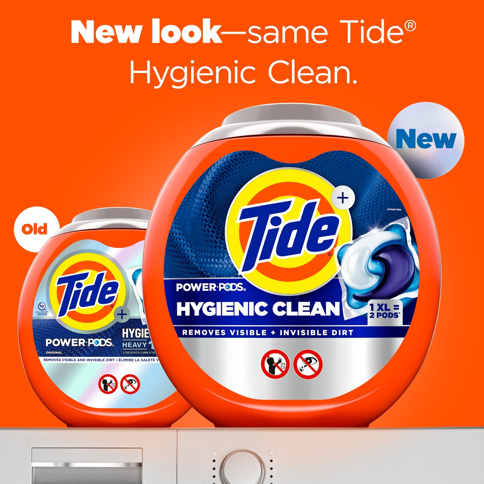 Tide Hygienic Clean Power PODS Laundry Detergent 45 Count (Pack of 1), rust