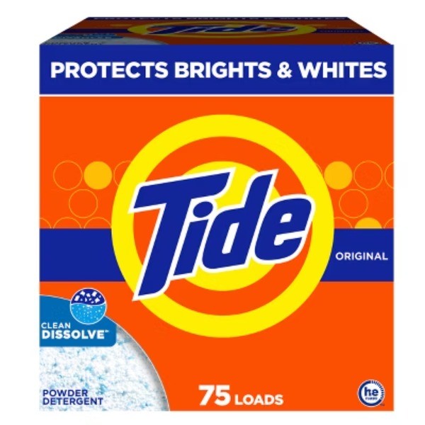 Turbo High Efficiency Powder Laundry Detergent Original- 75 Loads, 85 Net Weight
