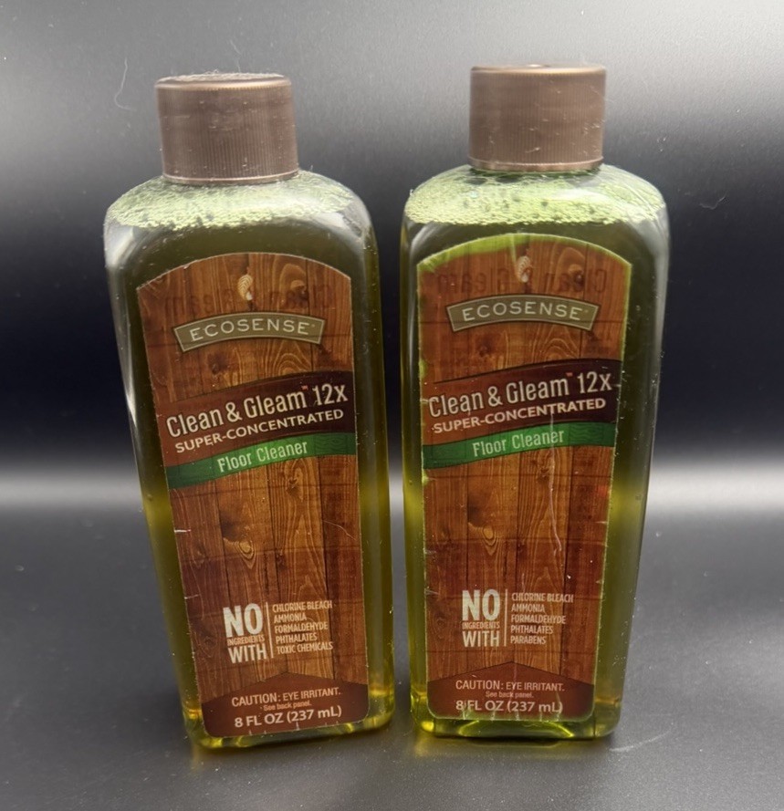 Melaleuca Ecosense Clean & Gleam 12x Concentrated Floor Cleaner-8 fl oz LOT 2
