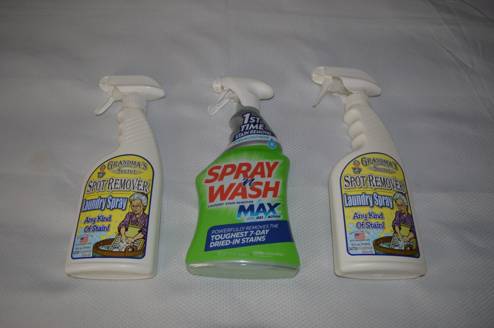 GRANDMA’S SECRETS ~ SPRAY ‘N WASH ~ SPOT & STAIN REMOVAL ~ LAUNDRY SPRAY ~ 3 LOT