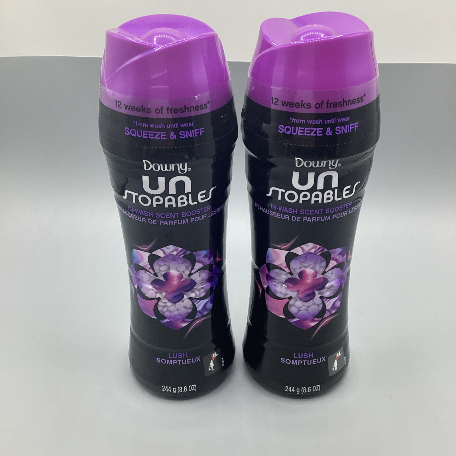 (Lot of 2) Downy UnStopables Lush 8.6Oz. Scent Boosters Scent Freshness-NEW!!!