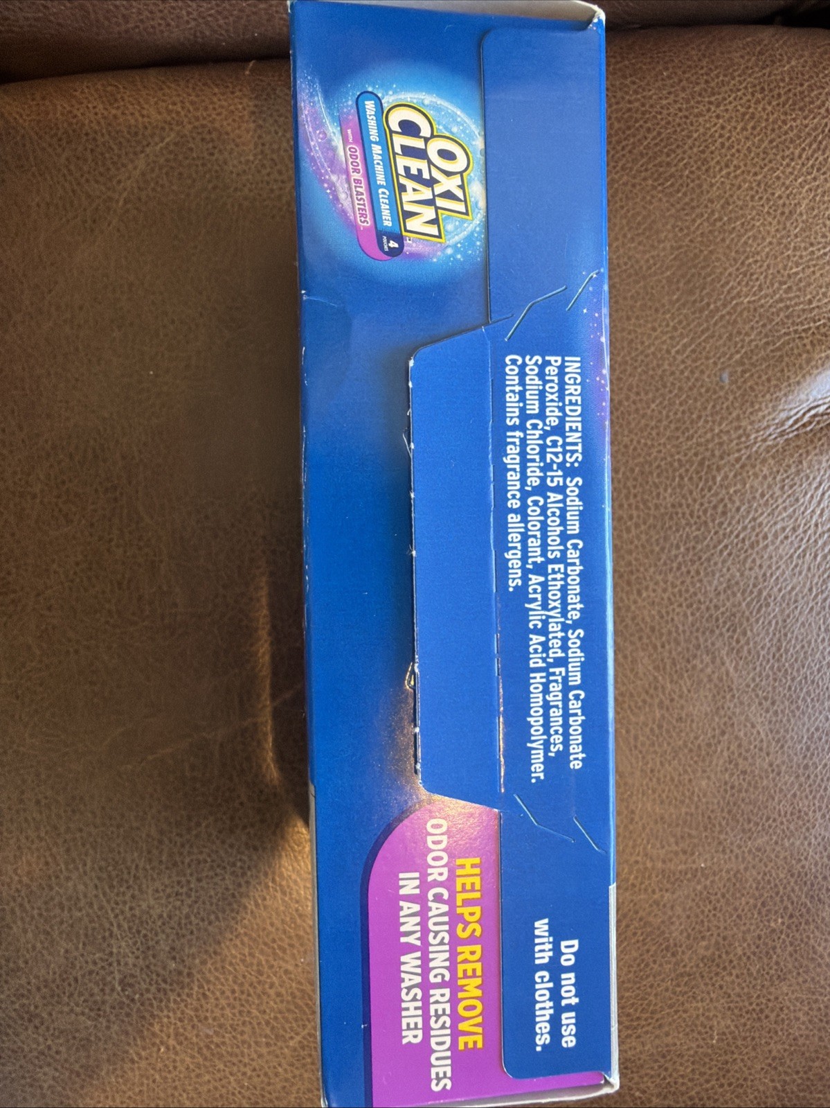 OxiClean Washing Machine Cleaner with Odor Blasters, 4 Count