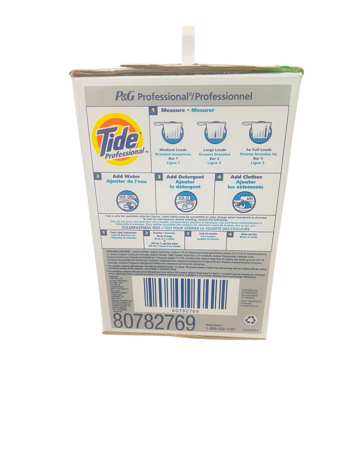 P&G Professional Tide Powder Laundry Detergent 197 oz 155 Loads Commercial New