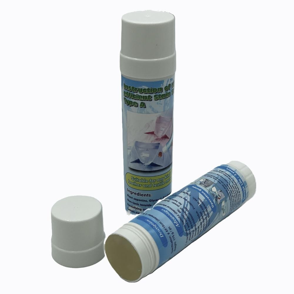 Laundry Stain Remover Stick Pen, Pre Wash Spot Cleaner for Fabric Clothing, 6…