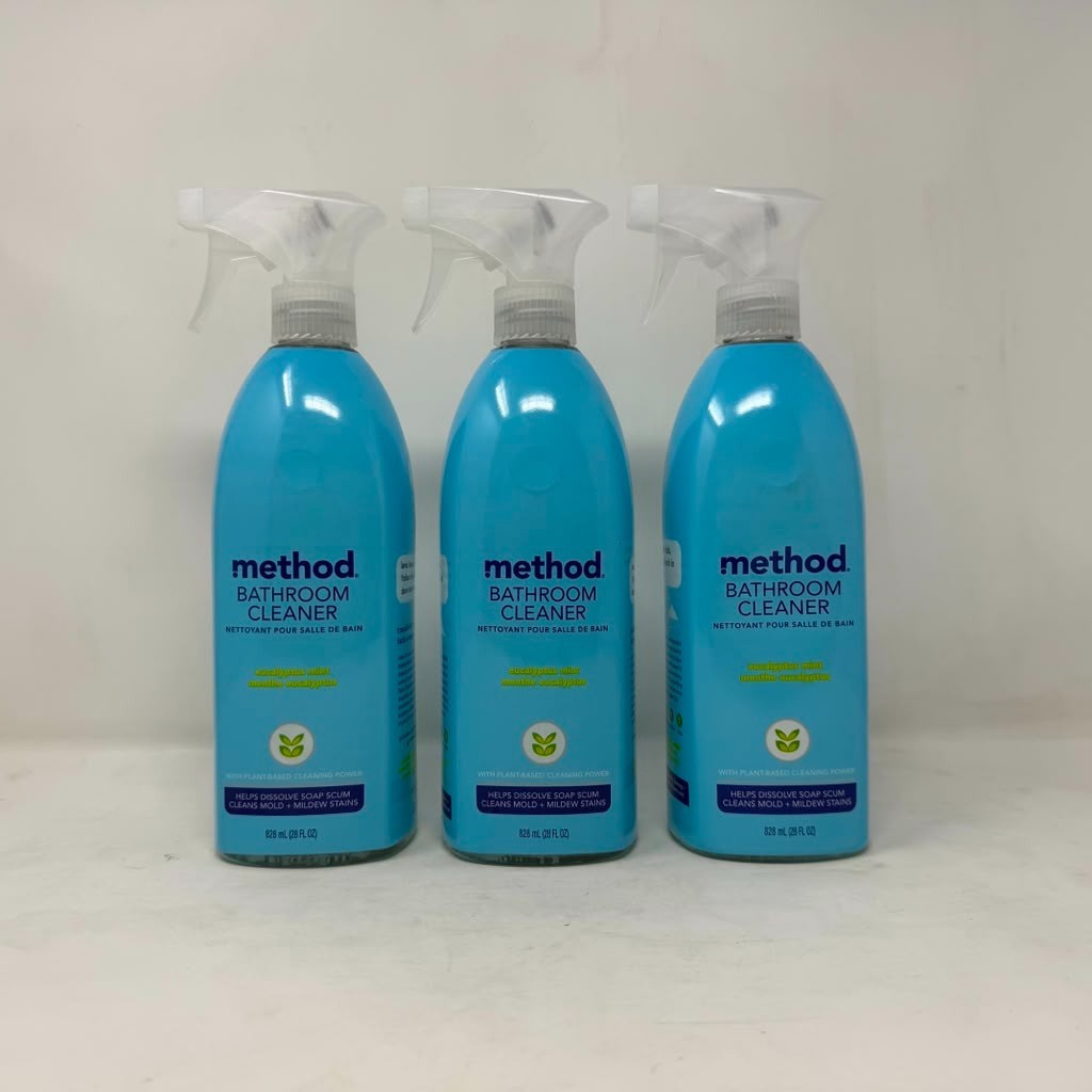 3 Pack – Method Bathroom Cleaner, Eucalyptus Mint, 28 Fl Oz