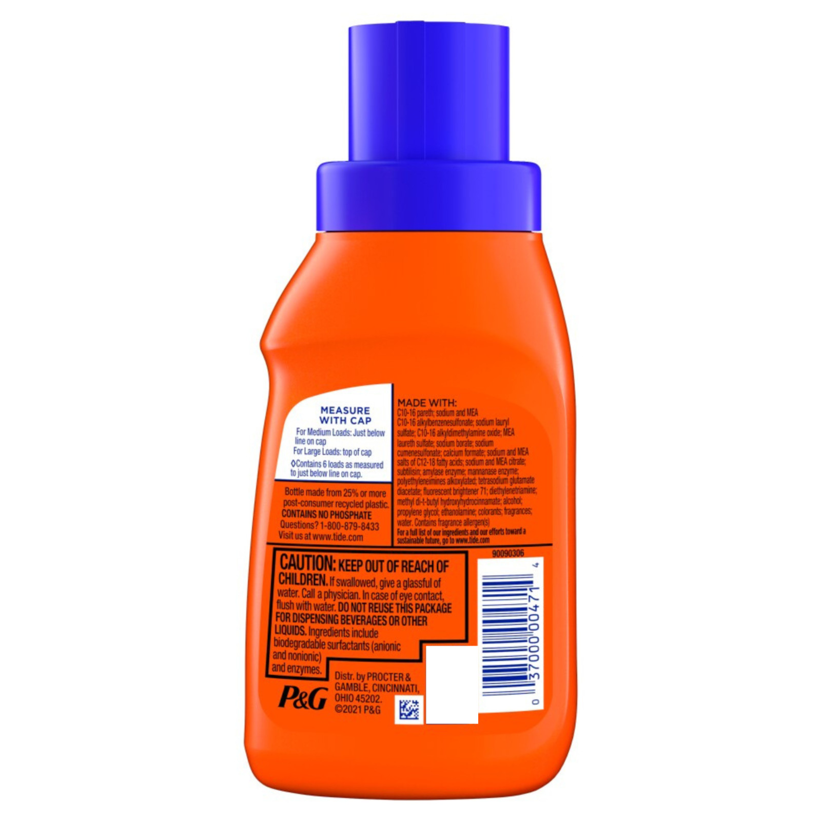 Tide Original Scent Liquid Laundry Detergent 10 FL OZ