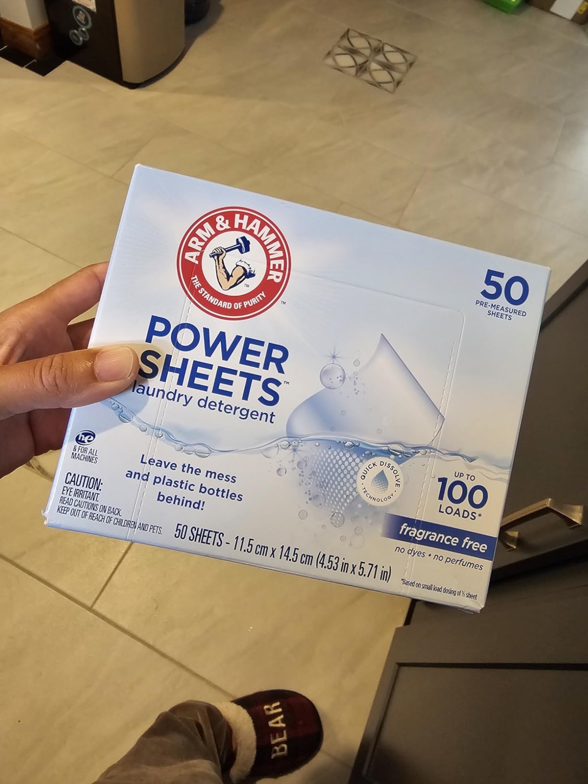 Travel-Friendly Power Sheets Laundry Detergent – Fragrance & Dye Free, 60 Count