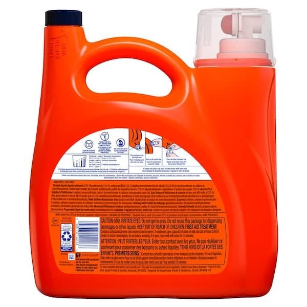 Tide Liquid Laundry Detergent, Original Scent, Oxi 132 fl oz – Free 2-3 day Ship