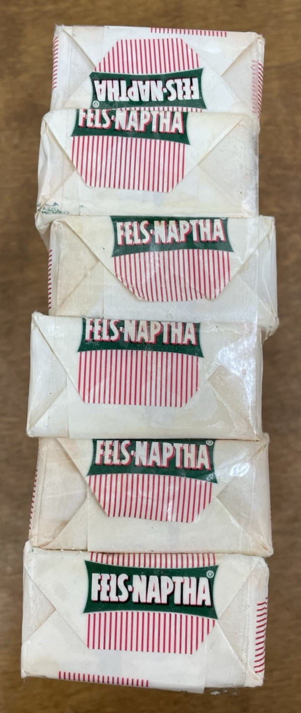 Lot of (6) Purex Fels-Naptha Heavy Duty Laundry Bar Soap