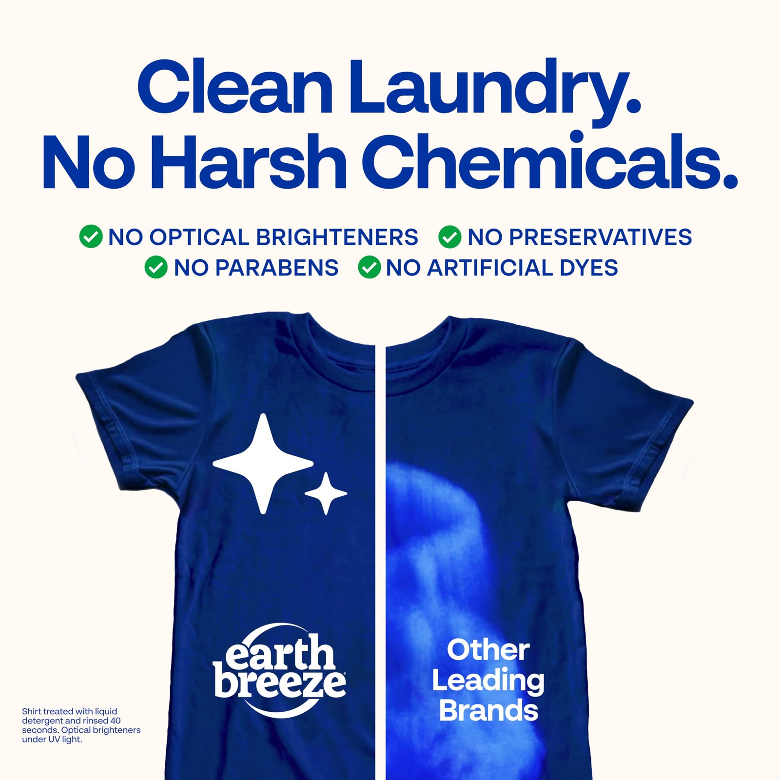 Earth Breeze Laundry Detergent Sheets Fresh 60 Loads/30 Count (Pack of 1)