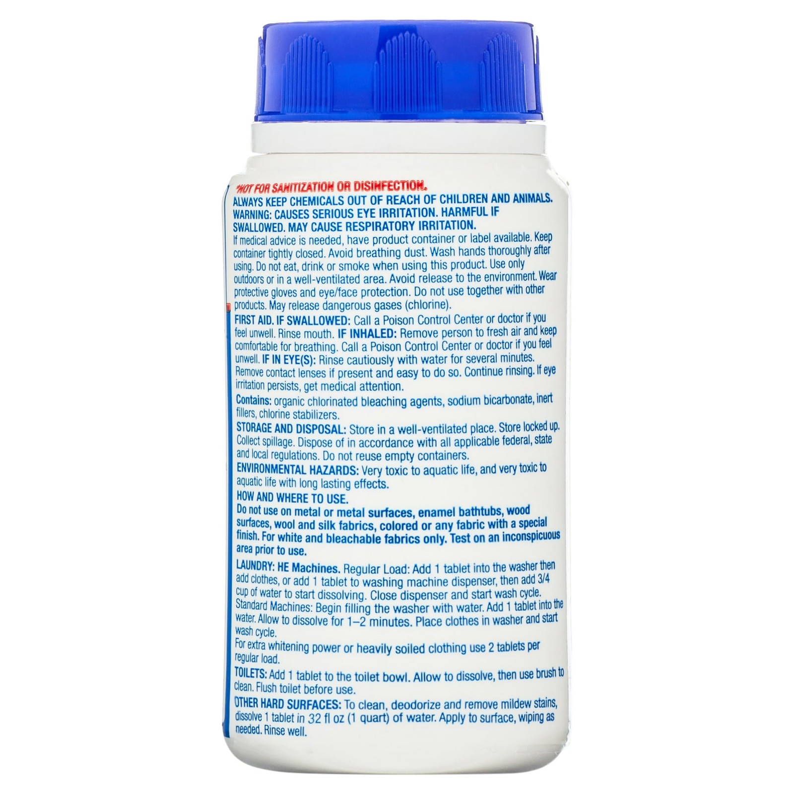 Evolve Ultra Concentrated Bleach Tablets, Original Scent, 64 Total Count