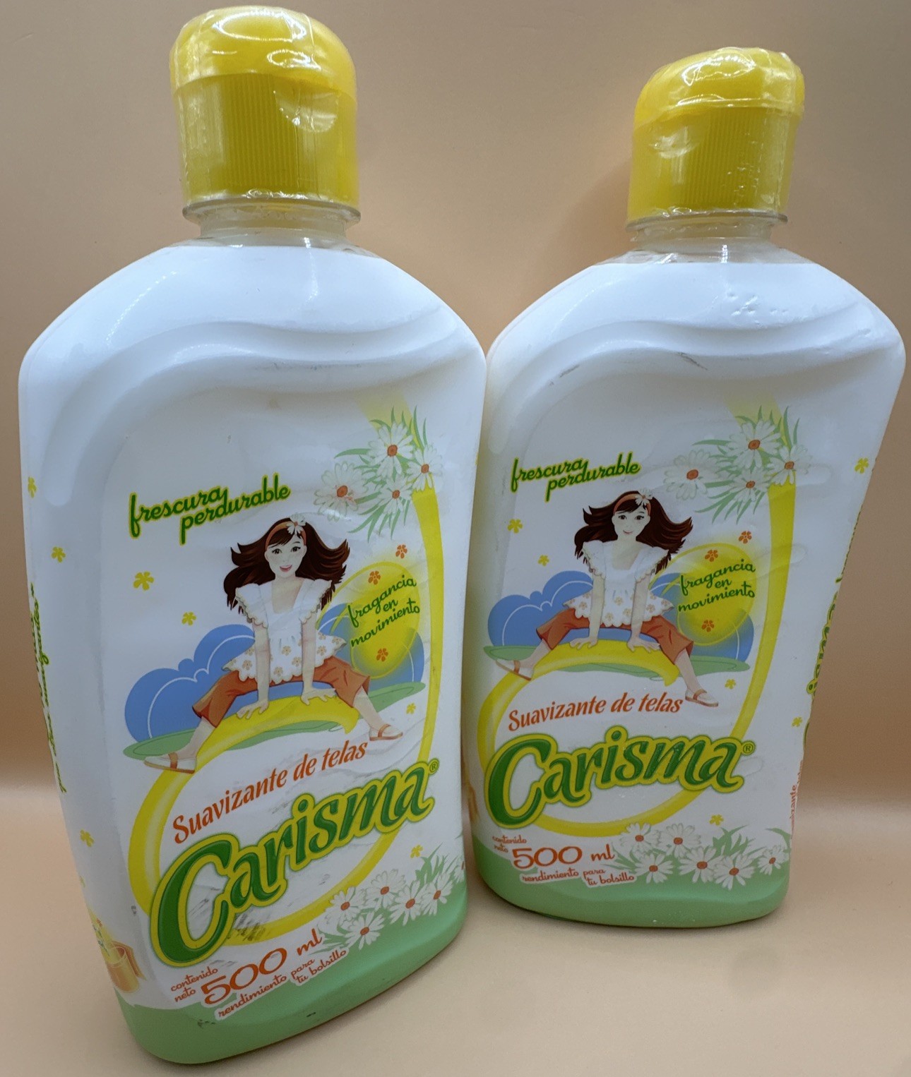 2pack Of Carisma Suavizante De Telas Frescura Perdurable 500ml