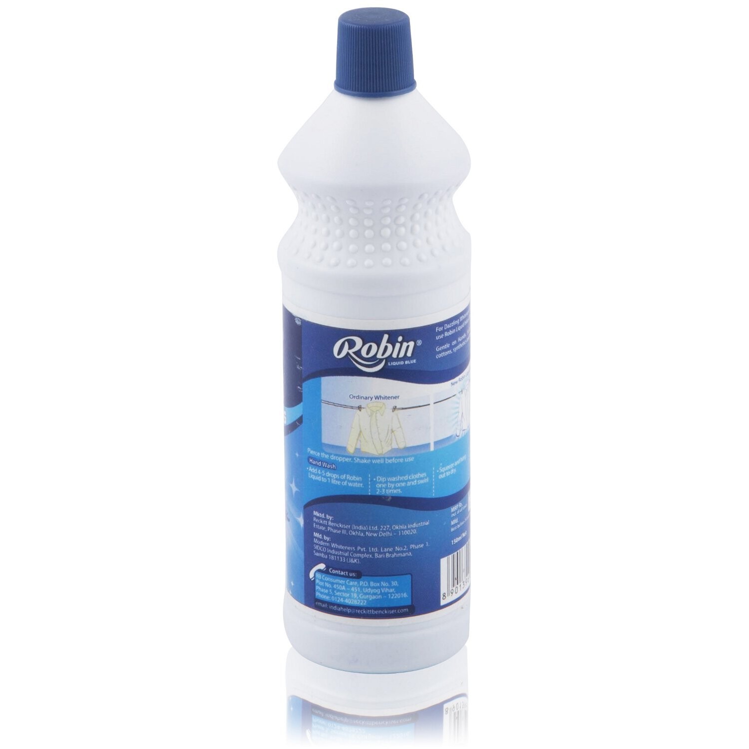 Robin Blue Liquid 150 ml Bottle Dazzling White Fabric Whitener Liquid Blue F/S