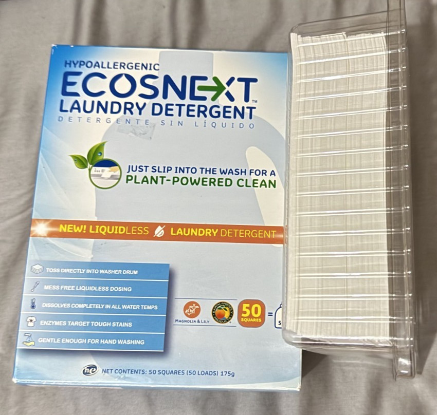 Ecosnext Laundry Detergent Sheets Magnolia & Lily 50 Squares Lot of 2 NEW