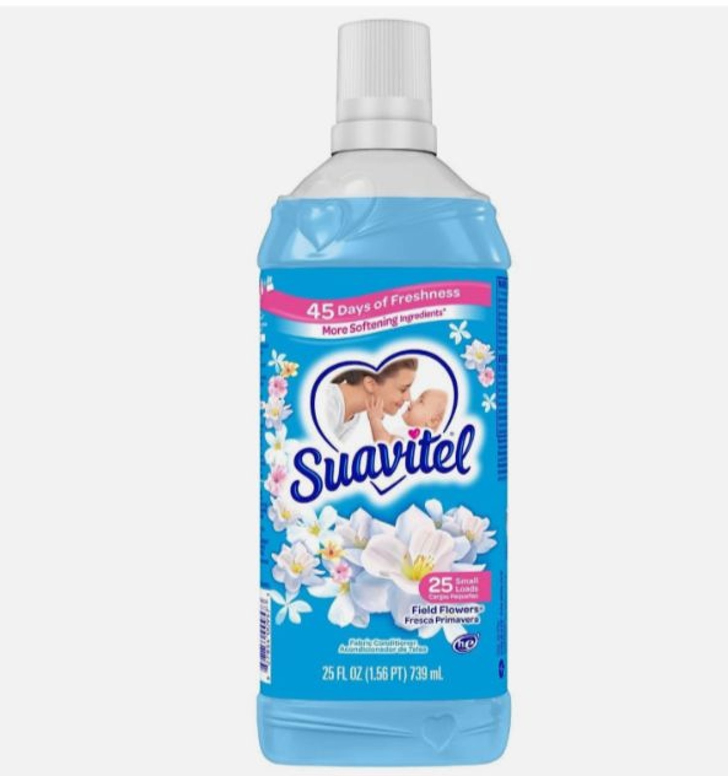 SUAVITEL Liquid Laundry FABRIC SOFTENER Conditioner Field Flowers 25 oz