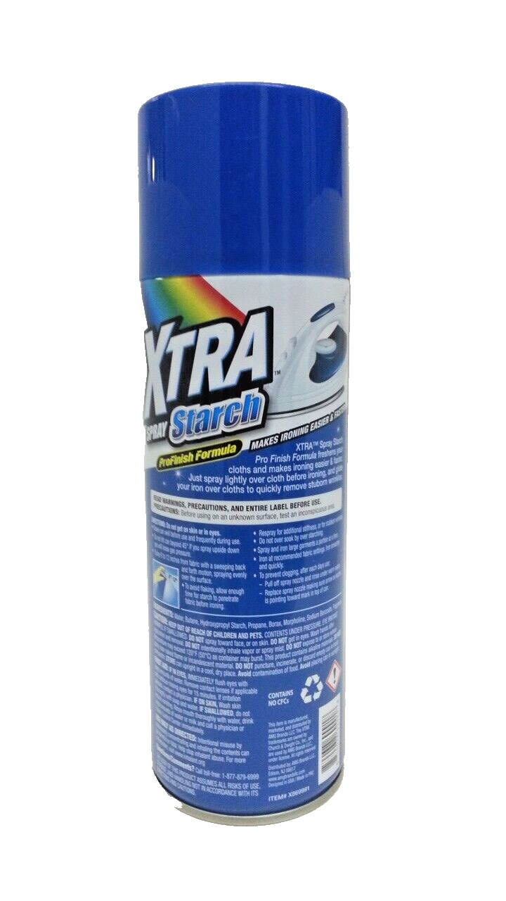 ( LOT 3 ) The.H.Store Xtra Heavy Starch lemon Scent Crisp Finish 12 Oz Each NEW