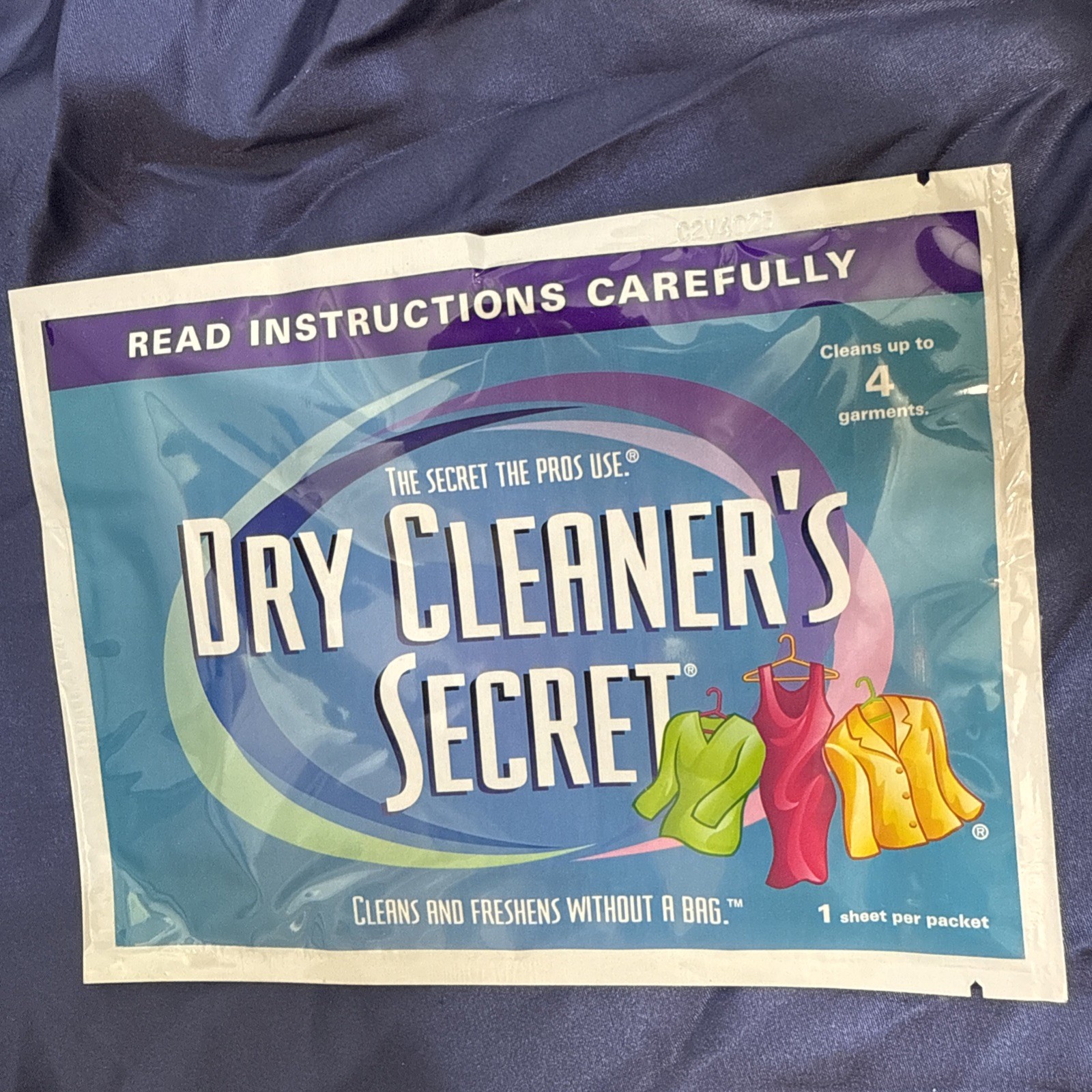 Dry Cleaners Secret 1 Sheet Total Dry Clean At Home NEW Vintage 2000-2003