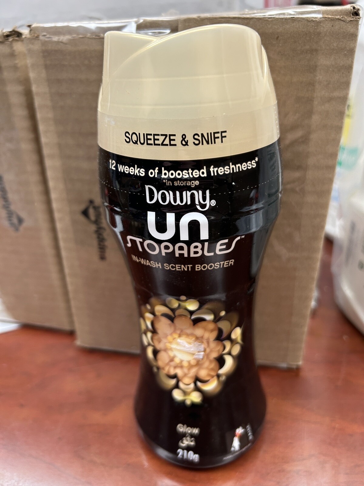 Downy Unstopables In-Wash Freshness And Scent Booster Beads GLOW SCENT 7.4OZ