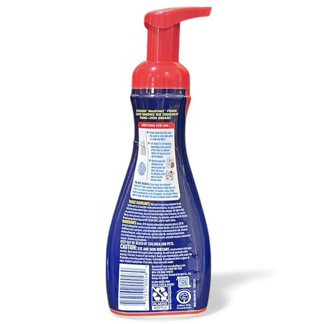 RARE OxiClean MaxForce Foam Laundry Stain Remover 9 Fl Oz Tough on Stains NEW