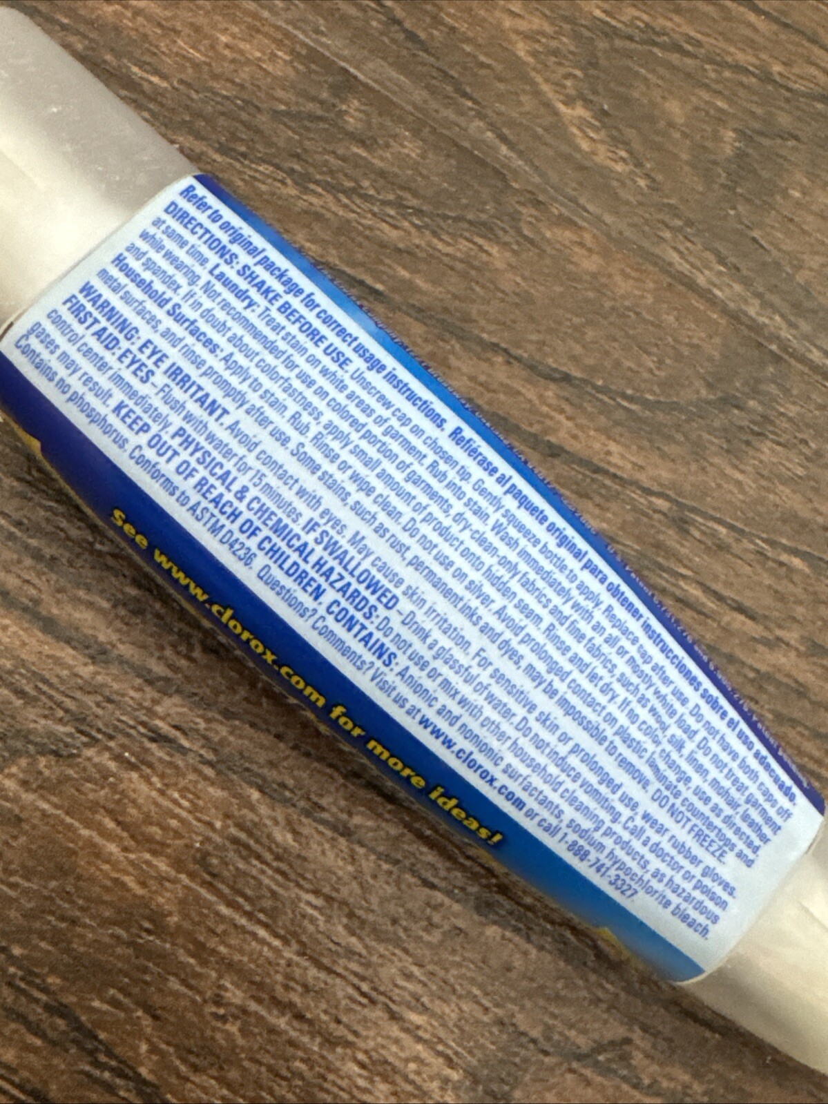 Clorox Bleach Pen Dual Tip Gel Laundry Stain Remover 2oz Discontinued