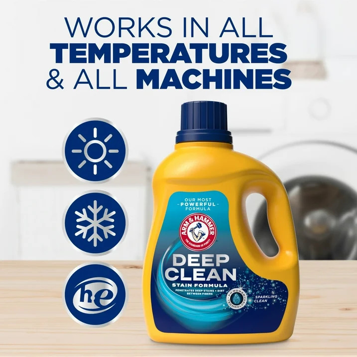 ARM and HAMMER Deep Clean OxiClean Max Force Laundry Detergent 102 oz, No Fees