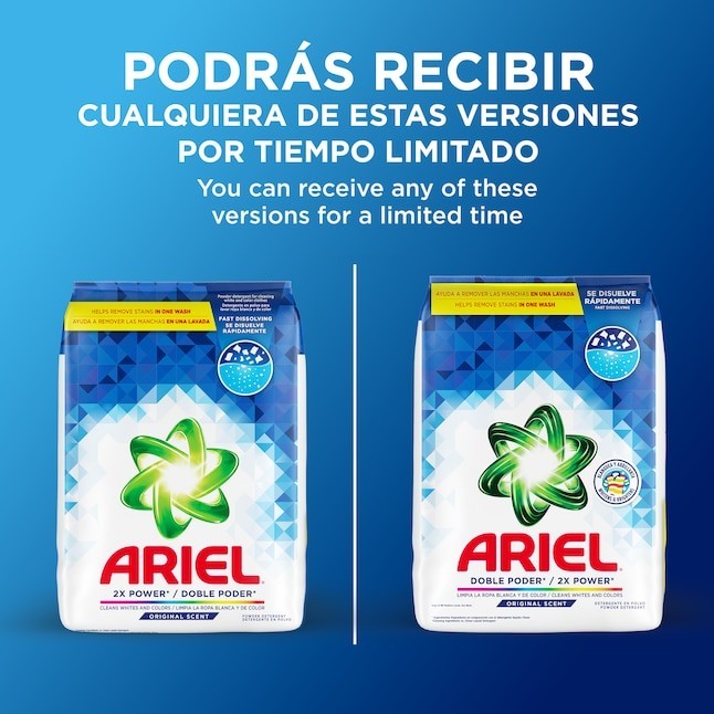 ARIEL Original HE Laundry Detergent 129 Loads 205 -ozOpens in a new window or ta