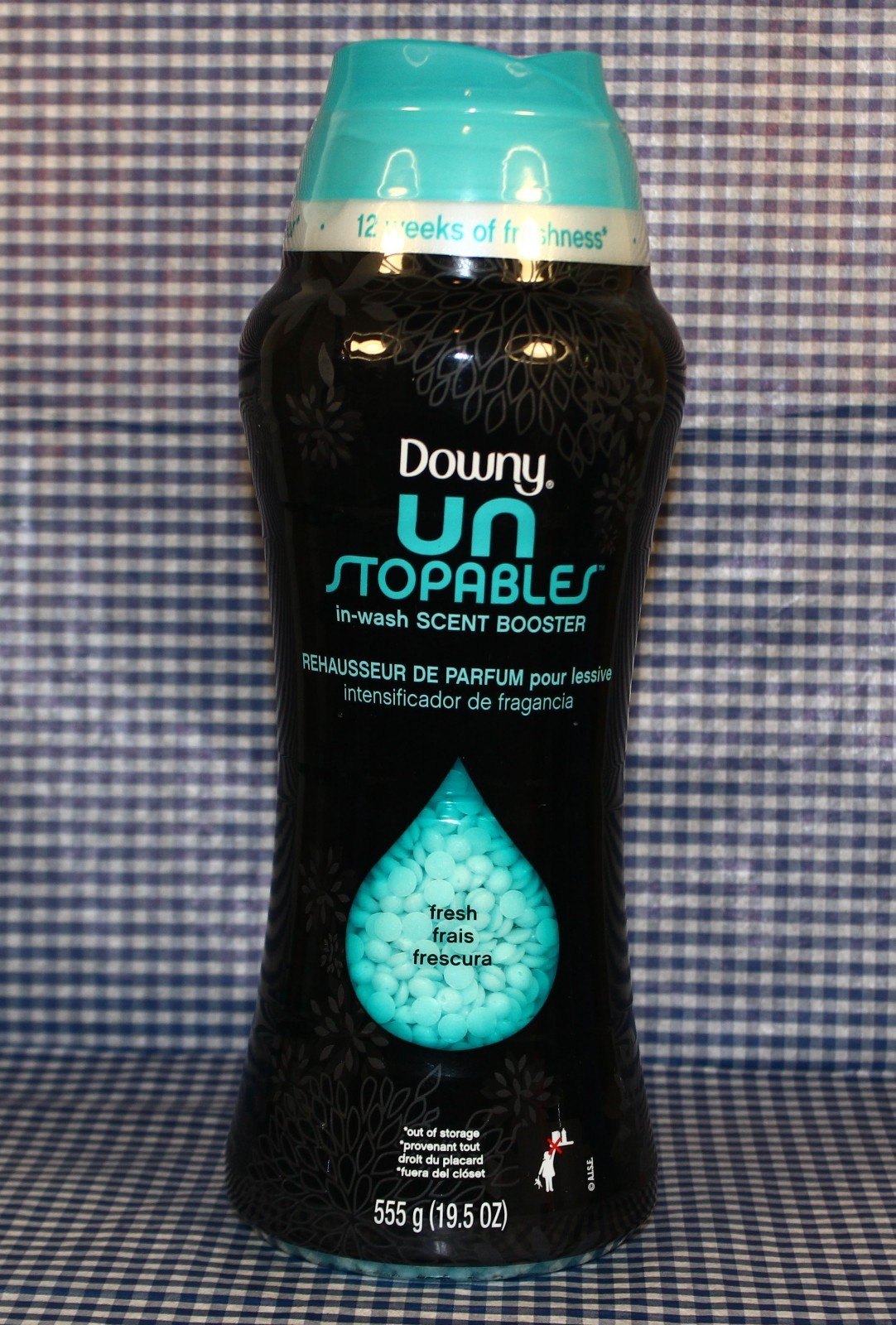 1 Downy Unstopables FRESH SCENT Laundry In-wash Scent Booster Clothes 19.5oz ea
