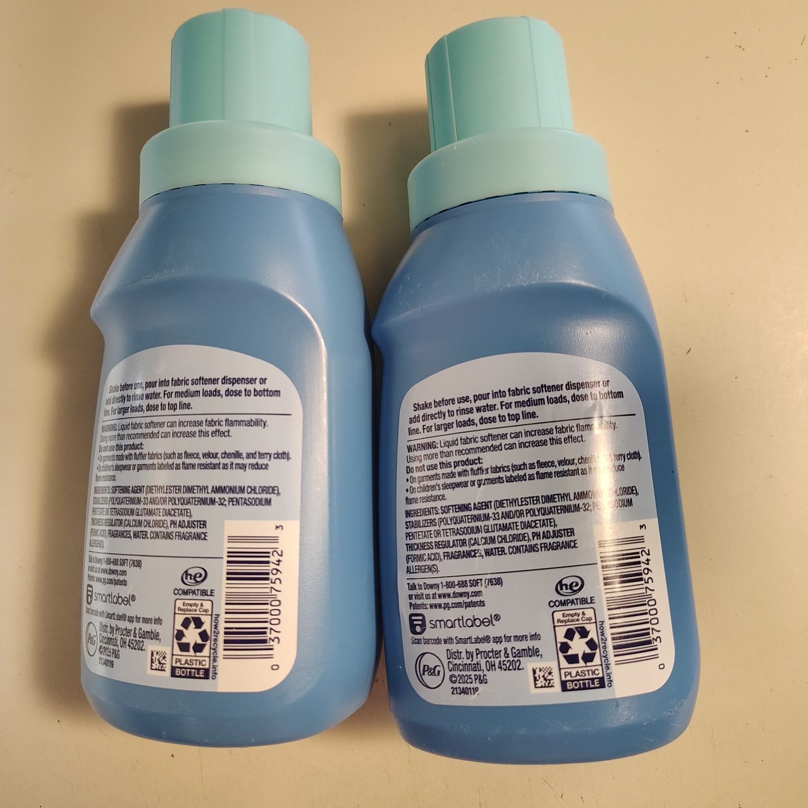 Downy Soft Cool Cotton 2-in-1 Fresh & Soft Fabric Softener (X2) 10FL OZ ⏭️🆓📦✈️