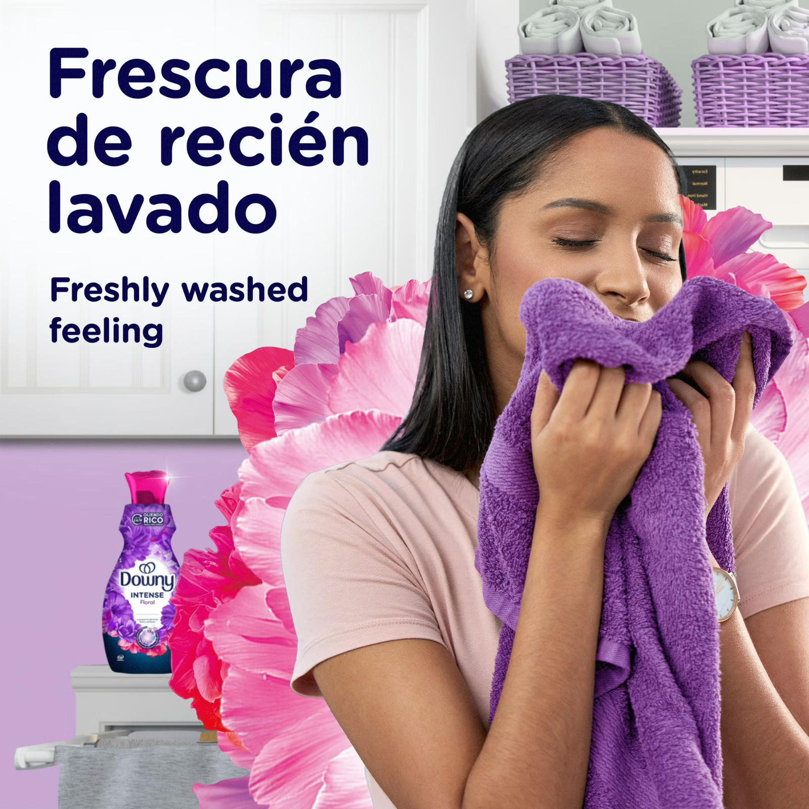 Downy Intense Liquid Fabric Floral Scent 77 fl oz 105 Loads – FREE SHIPPING