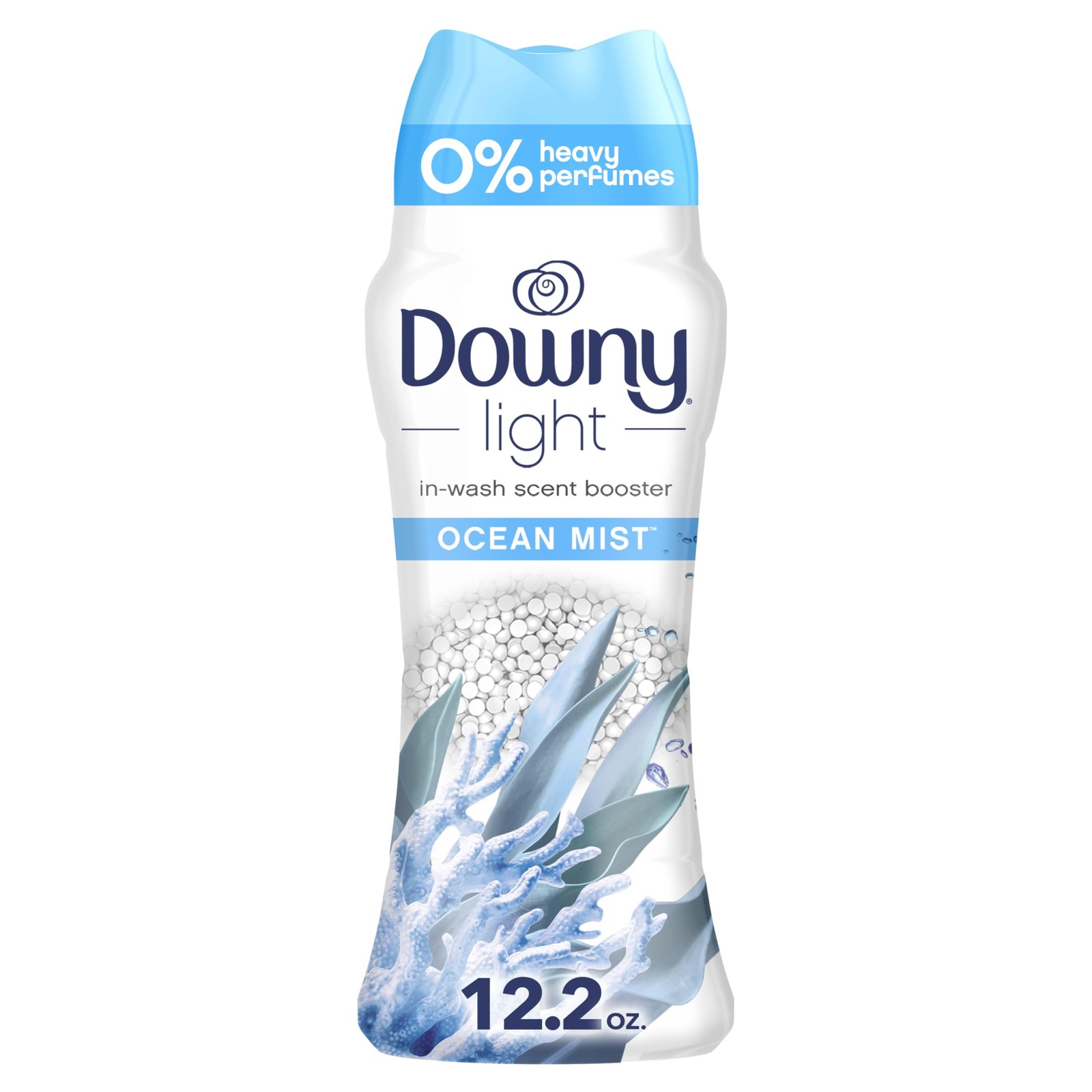 Downy Light Laundry Scent Booster Beads, Ocean Mist Scent, 12.2 OZ, Inwash fa…
