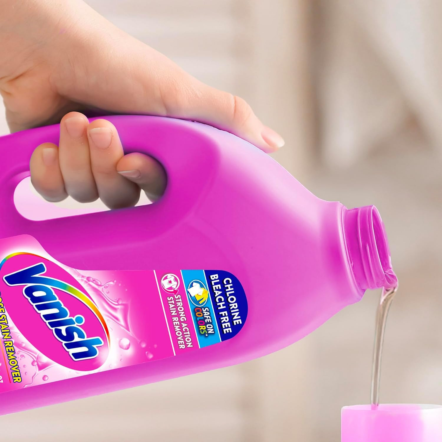Pink Liquid Color Bleach Free Stain Remover 925ML