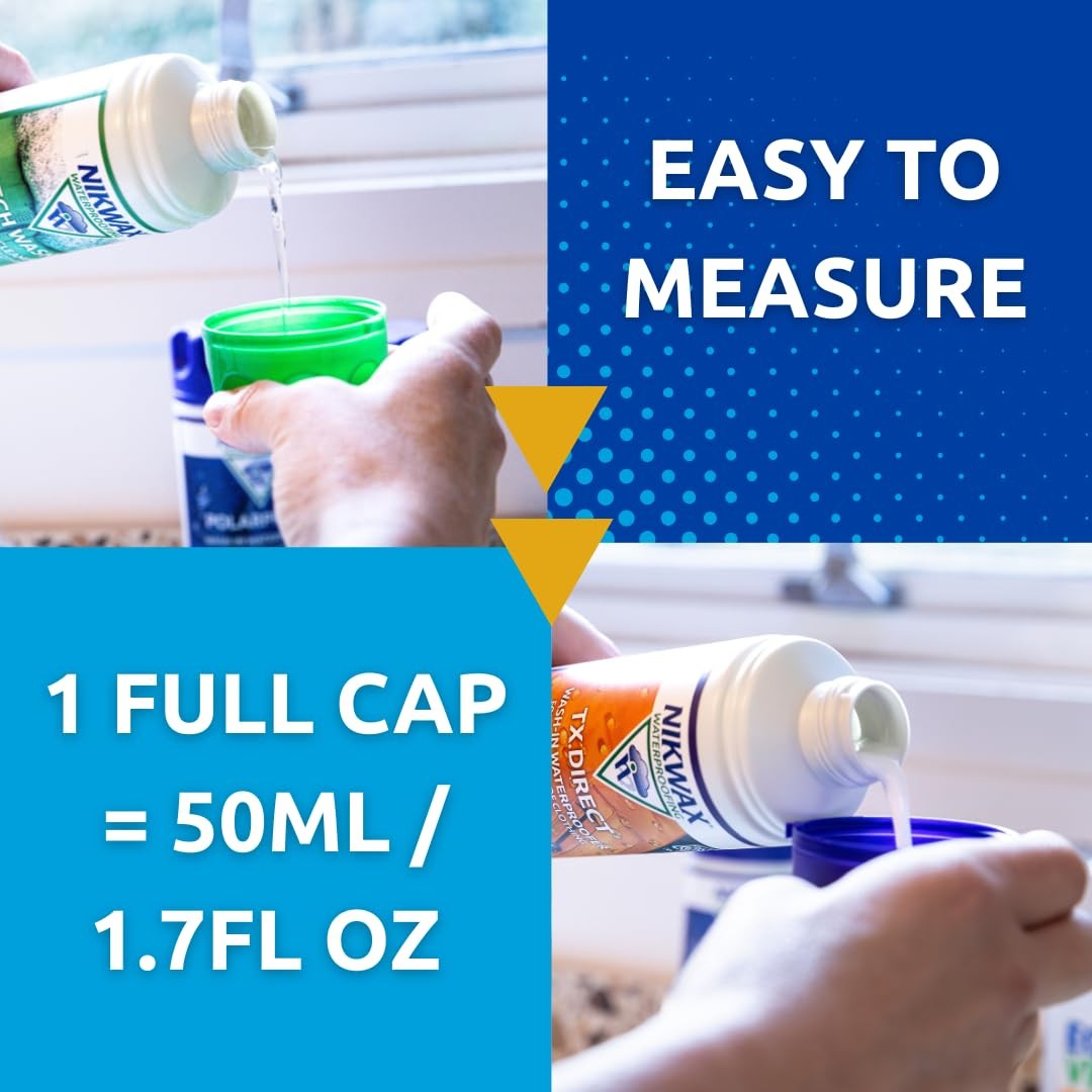 Nikwax Hardshell Cleaning & Waterproofing Duo-Pack 300ml Cleans and Restores