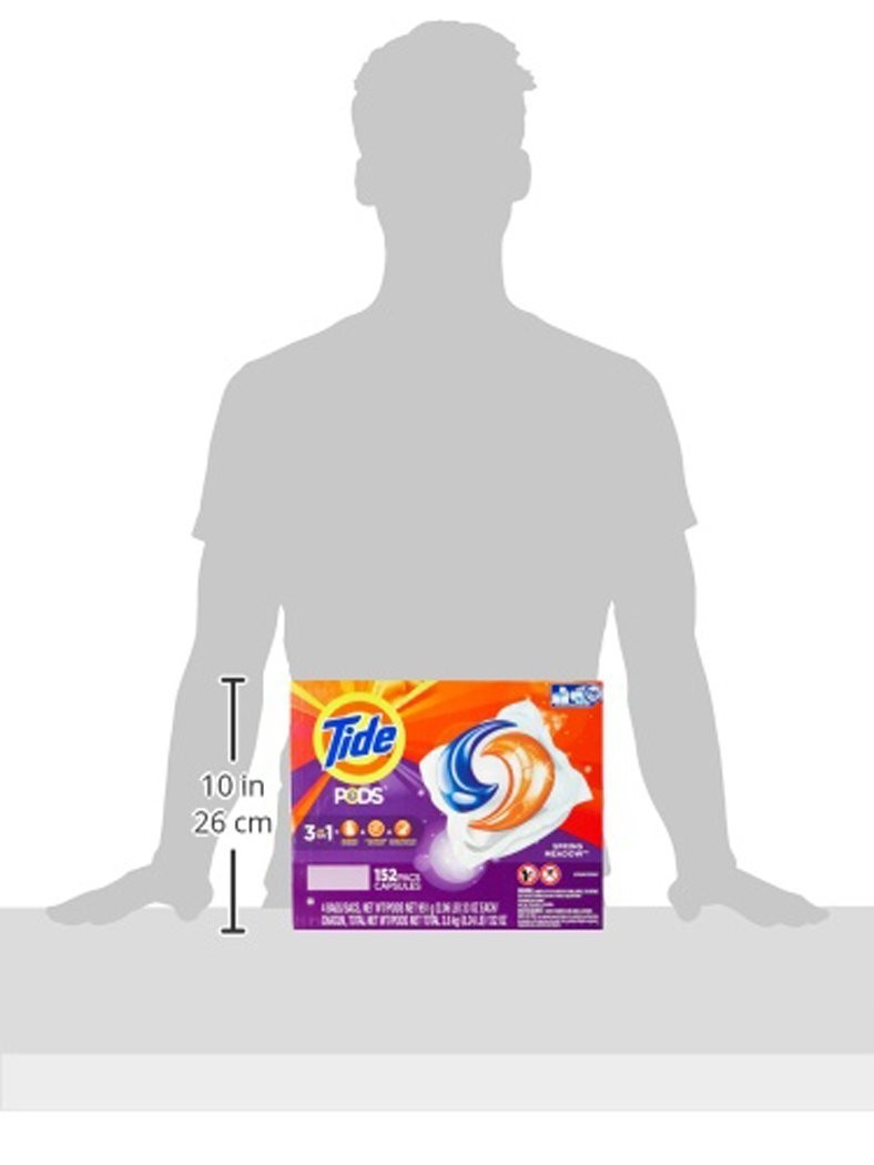 Tide Spring Meadow Pods, 132 Ounce 152 Count (Pack of 1)